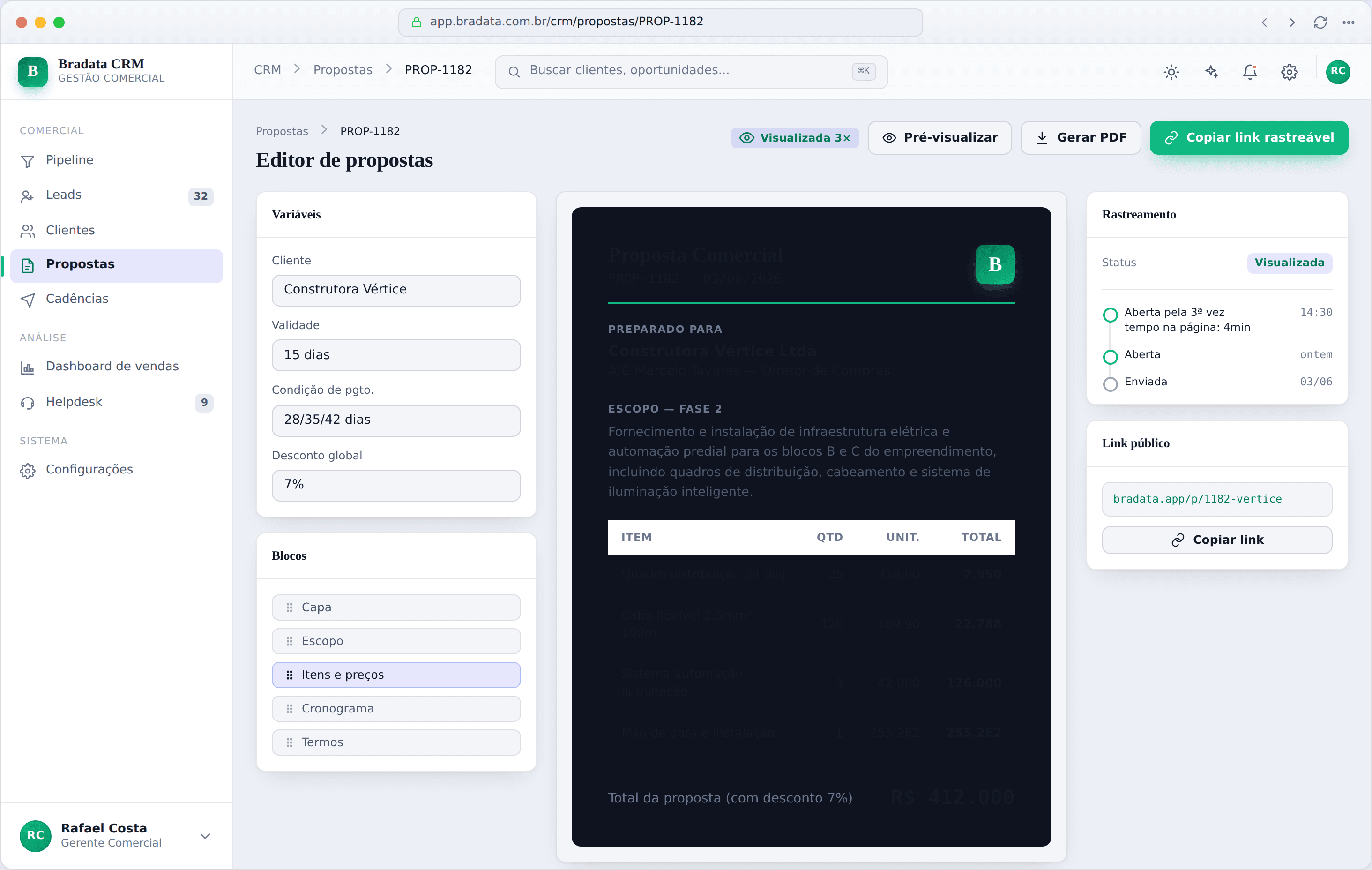 Editor de Propostas